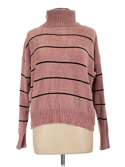 Pre-owned Charlotte Russe Turtleneck Sweater In Pink