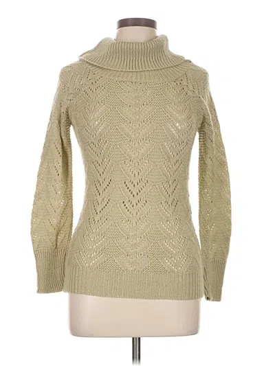 Pre-owned Charlotte Russe Turtleneck Sweater In Tan