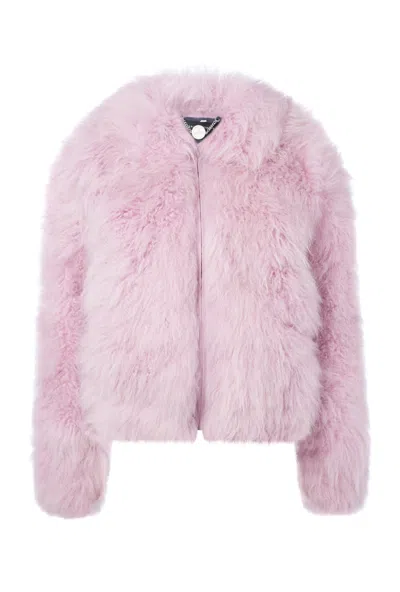 Charlotte Simone "lil Softie"coat In Pink
