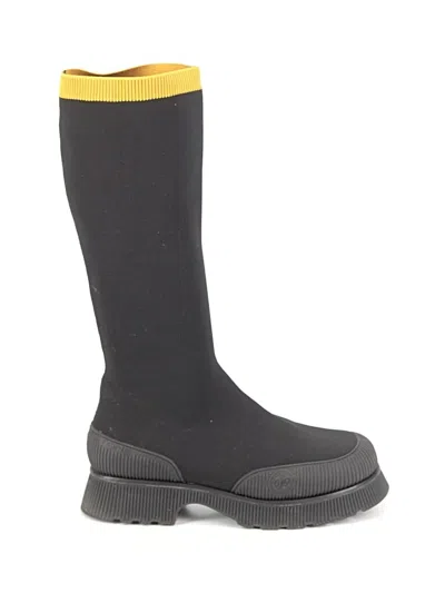 Pre-owned Charlotte Stone Boots In Black