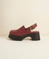 Charlotte Stone Carlos Slingback Platform Clog In Brown