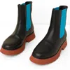 Charlotte Stone Esmee Lug Sole Chelsea Boot In Black