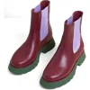 Charlotte Stone Esmee Lug Sole Chelsea Boot In Multi