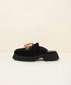 Charlotte Stone Herschel Tasseled Loafer Slide In Gold