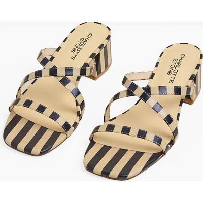 Charlotte Stone Levi Strappy Block Heel Sandal In Black