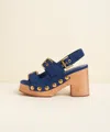Shop Charlotte Stone Lino In Indigo