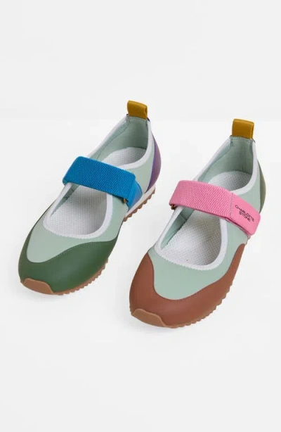 Charlotte Stone Mable Mismatched Ballet Sneaker In Multi
