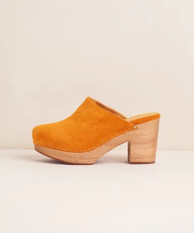 Charlotte Stone Martino Clogs In Yolk