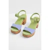 Charlotte Stone Mona Clog Sandal In Multi