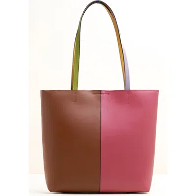 Charlotte Stone Perry Multicolored Leather Tote