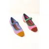 Charlotte Stone Rhiannon Cap Toe Mary Jane Pump In Multi
