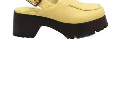 Charlotte Stone Women's Carlos Slingback Clog In Yellow In Multi