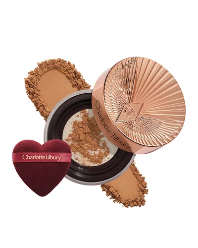 Charlotte Tilbury Airbrush Flawless Blur Loose Setting Powder In Brown