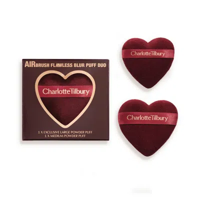 Charlotte Tilbury Airbrush Flawless Blur Puff Duo - Duo Set In Red