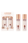 Charlotte Tilbury Airbrush Flawless Finish Setting Spray Duo $76 Value