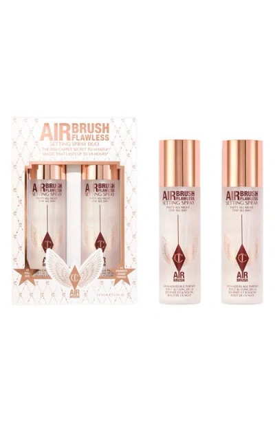 Charlotte Tilbury Airbrush Flawless Finish Setting Spray Duo $76 Value
