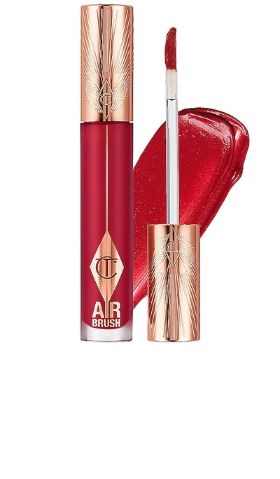 Charlotte Tilbury Airbrush Flawless Matte Lip Blur Liquid Lipstick Ruby Blur 0.22 oz / 6.8 ml In Red