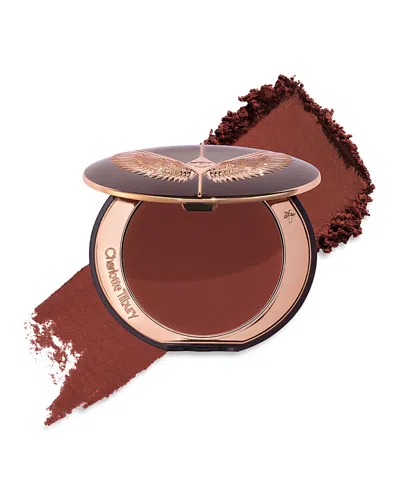 Charlotte Tilbury Airbrush Powder Blush Blur In Pillow Talk Dreams (deep Burnt Rose)