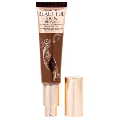 CHARLOTTE TILBURY BEAUTIFUL SKIN MEDIUM COVERAGE LIQUID FOUNDATION WITH HYALURONIC ACID 17 COOL 1 OZ/ 30 ML