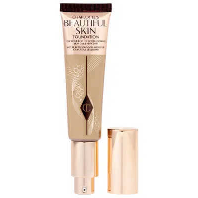 CHARLOTTE TILBURY BEAUTIFUL SKIN MEDIUM COVERAGE LIQUID FOUNDATION WITH HYALURONIC ACID 5 NEUTRAL 1 OZ/ 30 ML