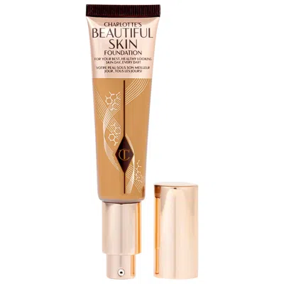 CHARLOTTE TILBURY BEAUTIFUL SKIN MEDIUM COVERAGE LIQUID FOUNDATION WITH HYALURONIC ACID 9 WARM 1 OZ/ 30 ML