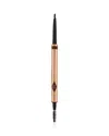 Charlotte Tilbury Brow Cheat Refillable Hair-like Eyebrow Pencil Medium Brown 0.003 oz/ 0.1 G In Medium Brown