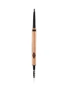 Charlotte Tilbury Brow Cheat Refillable Hair-like Eyebrow Pencil Natural Black 0.003 oz/ 0.1 G In Natural Black