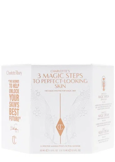 Charlotte Tilbury Charlotte's 3 Magic Steps To Perfect-looking Skin Gift Set In White