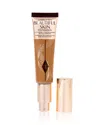Charlotte Tilbury Beautiful Skin Medium Coverage Liquid Foundation With Hyaluronic Acid 13 Warm 1 oz/ 30 ml In Warm (deep With Warm Golden Yellow Under