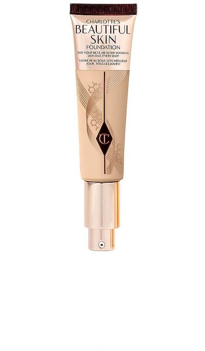 Charlotte Tilbury Charlotte's Beautiful Skin Medium Coverage Liquid Foundation With Hyaluronic Acid In 4 Warm