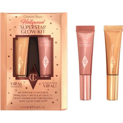 Charlotte Tilbury Charlotte's Hollywood Superstar Glow Set $44 Value In Transparent