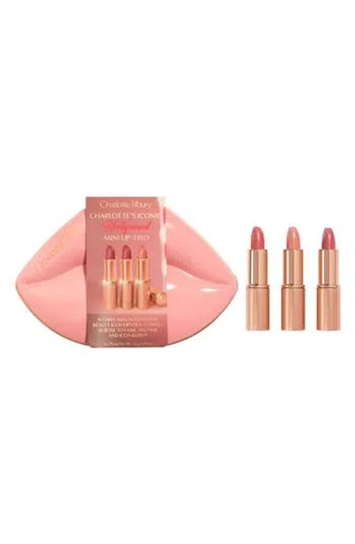 Charlotte Tilbury Charlotte's Iconic Hollywood Mini Lip Trio $54 Value