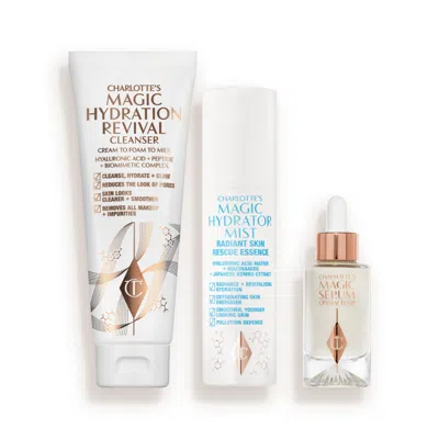 Charlotte Tilbury Cleanse + Glow Skin Kit - Limited Time Offer In Transparent