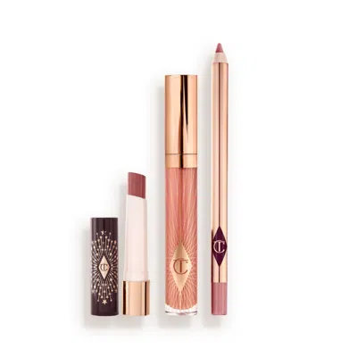 Charlotte Tilbury Collagen Kiss Lip Kit - Limited Time Offer In Transparent