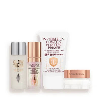 Charlotte Tilbury Dark Spot Correcting Protect, Hydrate & Glow Kit - Skincare Kit In Transparent