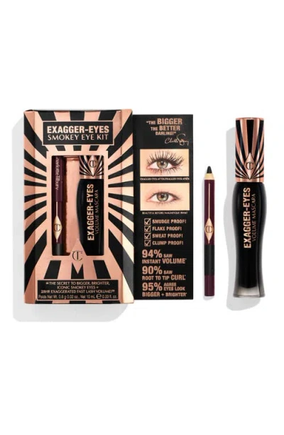 Charlotte Tilbury Exagger-eyes Smokey Eye Kit Set $51 Value In Transparent