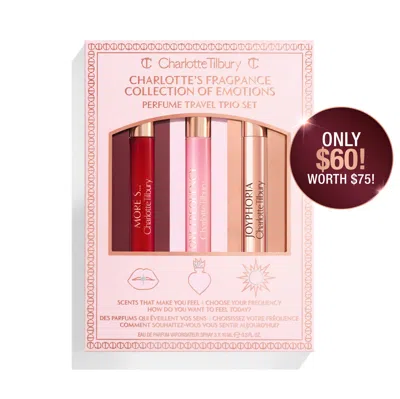 Charlotte Tilbury Fragrance Collection Of Emotions Perfume Travel Trio Set - Limited Edition Fragran