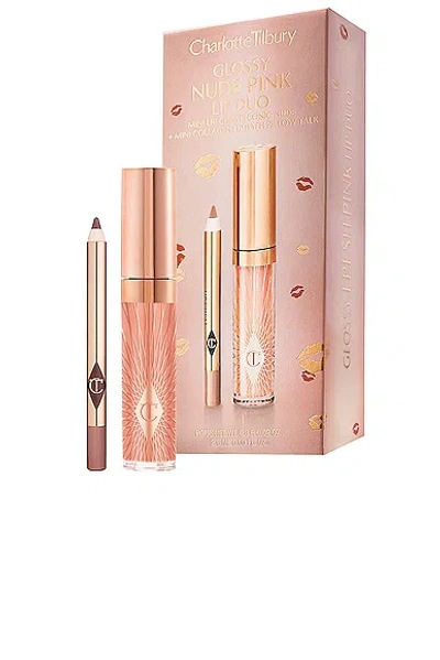 Charlotte Tilbury Glossy Nude Pink Lip Duo In N,a