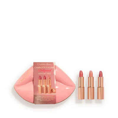 Charlotte Tilbury Hollywood Iconic Mini Lip Trio - Travel Size Lip Kit