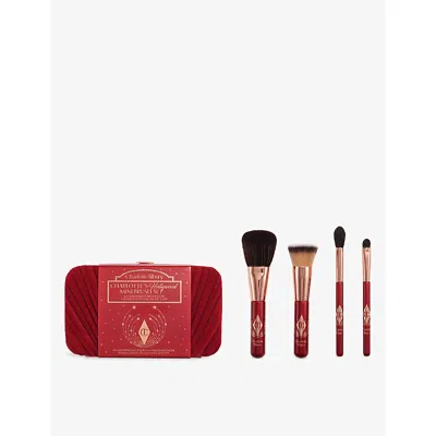 Charlotte Tilbury Hollywood Mini Brush Set In Red