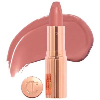 Charlotte Tilbury K. I.s. S.i. N.g Satin Shine Lipstick Pillow Talk Naughty Talk​ 0.12 Oz/3.5 G In Pink