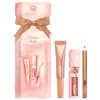 Charlotte Tilbury Lip And Cheek Trio Makeup Gift Set Pillow Talk In Pink