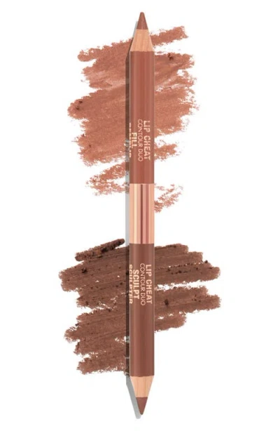 Charlotte Tilbury Lip Cheat Contour Duo Lip Liner In Brown
