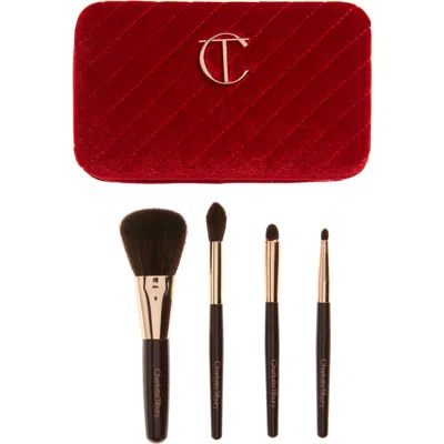 Charlotte Tilbury Magic Mini Brush Set In Transparent