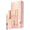 Charlotte Tilbury Mini Glossy Pink Lip Gloss + Lip Liner Set Fresh Pink In Fresh Pink