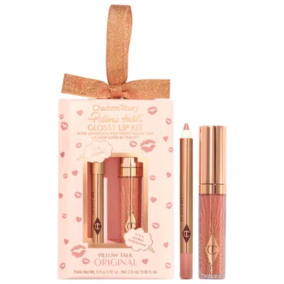 Charlotte Tilbury Mini Pillow Talk Glossy Lip Duos Original Collagen Lip Bath: 0.08 oz / Lip Cheat: 0.02 Oz/collagen L
