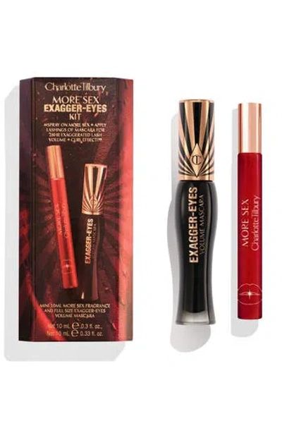 Charlotte Tilbury More Sex Exagger-eyes 2-piece Set $54 Value In Transparent