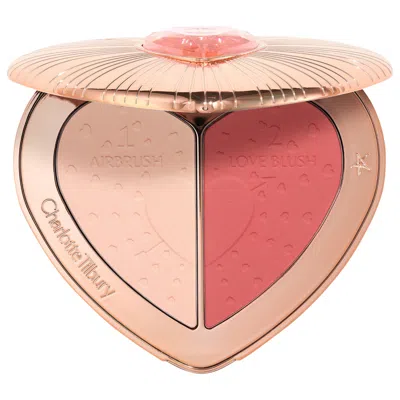 Charlotte Tilbury Pillow Talk Beauty Soulmates Airbrush Flawless Finish Brightening And Blush Powder Palette Pillow Ta In Multi