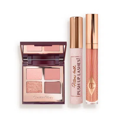 Charlotte Tilbury Pillow Talk Eyes + Glossy Lips Kit - Limited Time Offer In Transparent