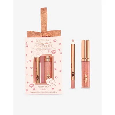 CHARLOTTE TILBURY PILLOW TALK FAIR GLOSSY LIP KIT